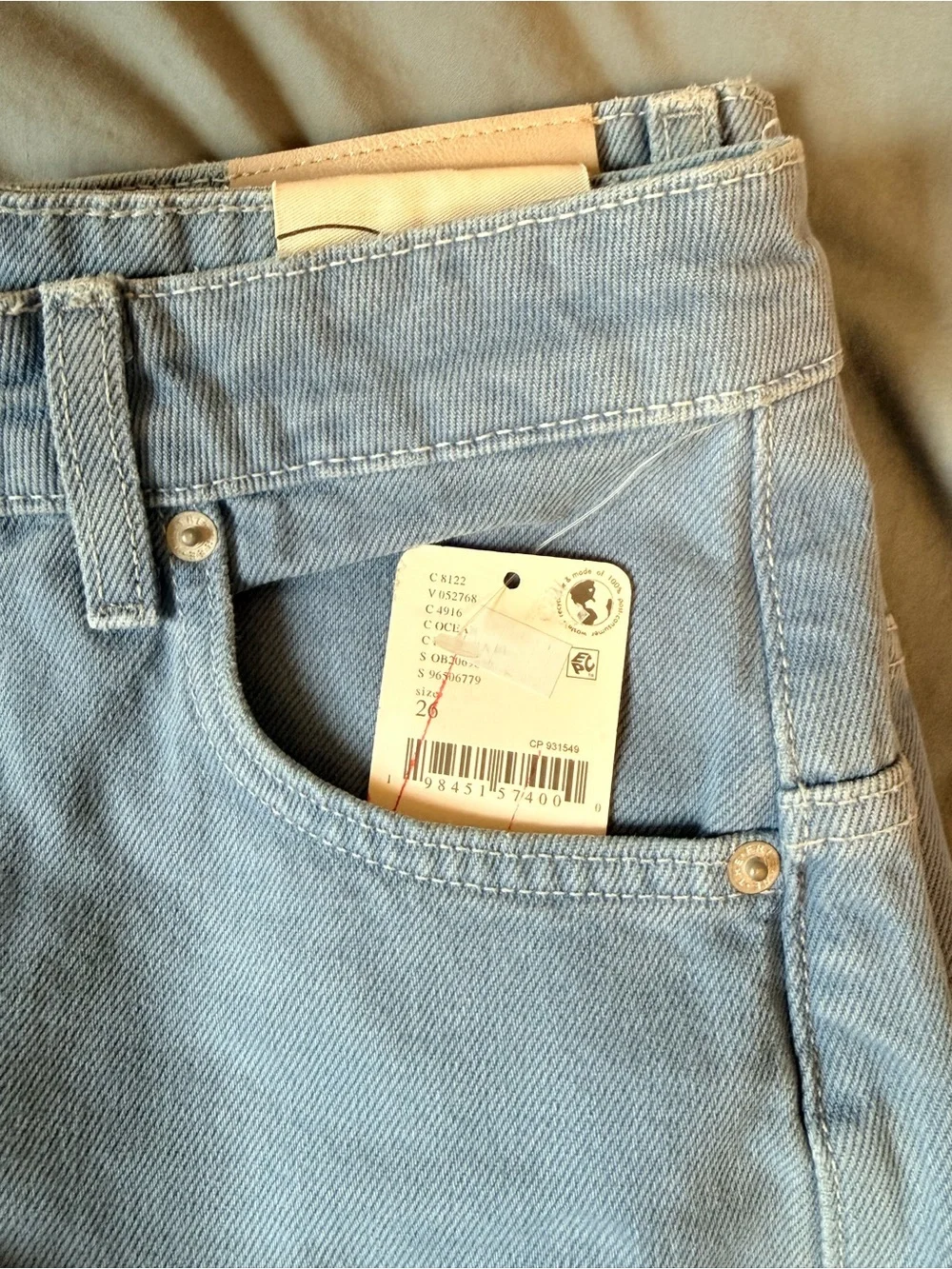 Free People Light Blue Deep Trance Boyfriend Jeans